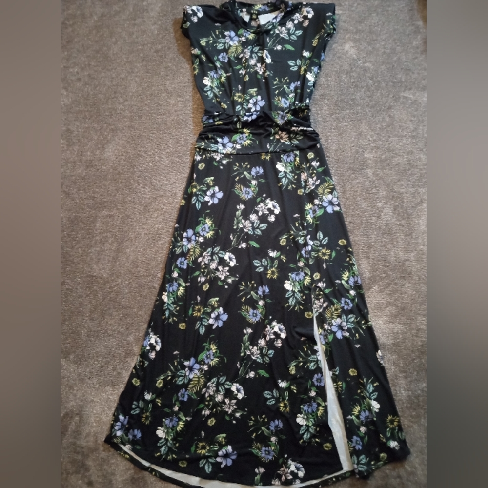 AFRM Winslow Spring Noir Bouquet dress